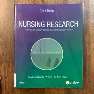‘Nursing Research’ by, Geri LoBindo-Wood & Judith Haber